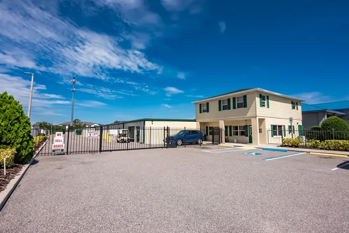 Exterior office building of storage facility
