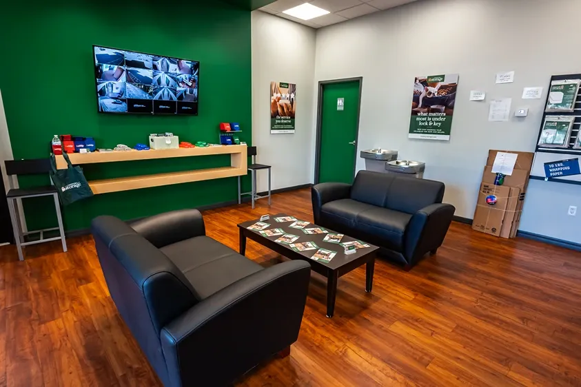 Sitting area of storage facility