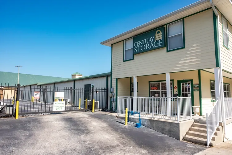 Storage Facility office with century storage branding
