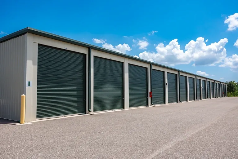 exterior drive up storage units