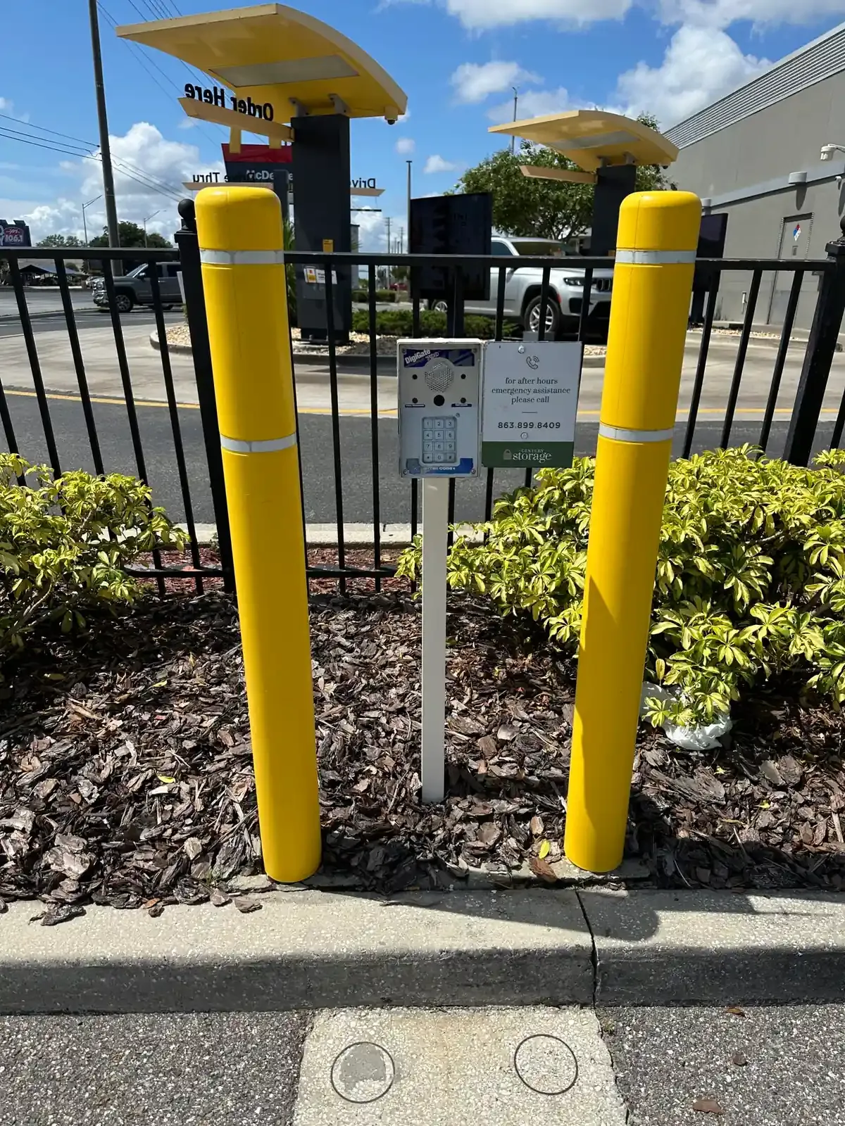 Century Storage - Gibsonia keypad to gated storage facility