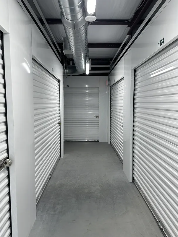 Hallway of Storage Facility units