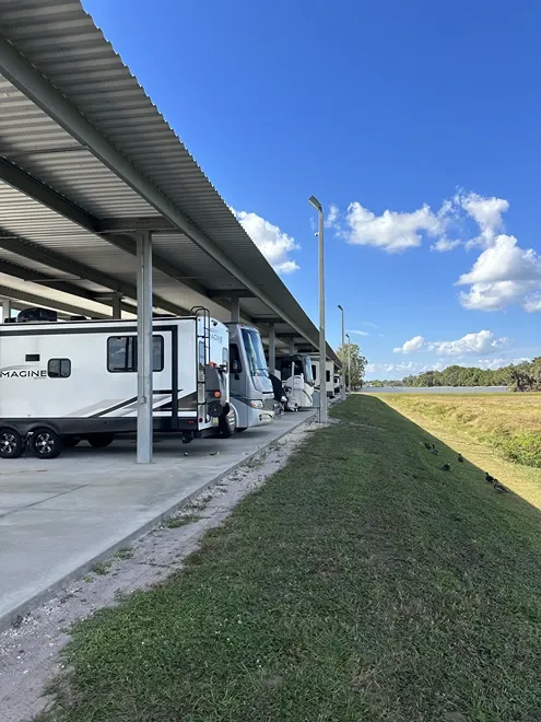 Large parking storage for large trucks, RV Storage Century Riverview