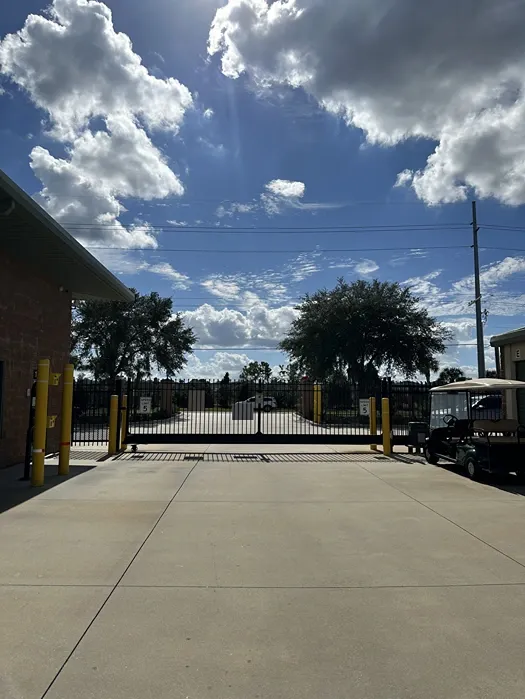 Gated access to Century Storage Riverview