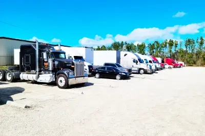 Truck parking storage for large trucks Davenport